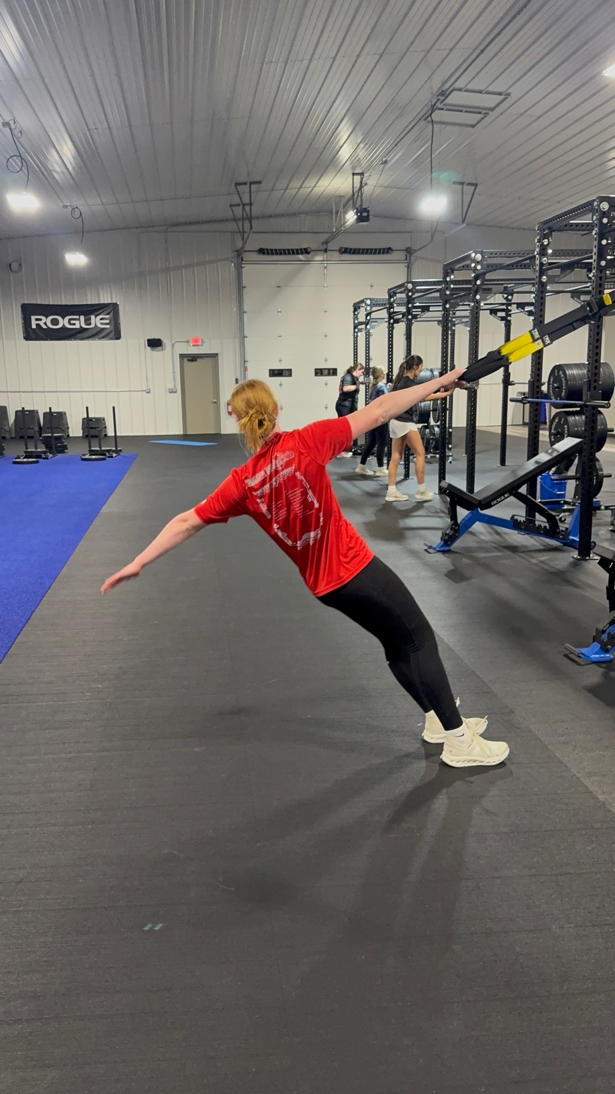 A person performing an exercise